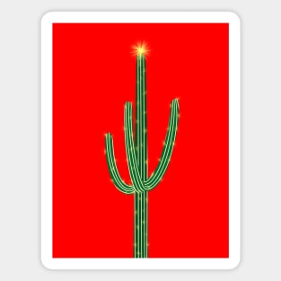 Christmas Cactus Magnet